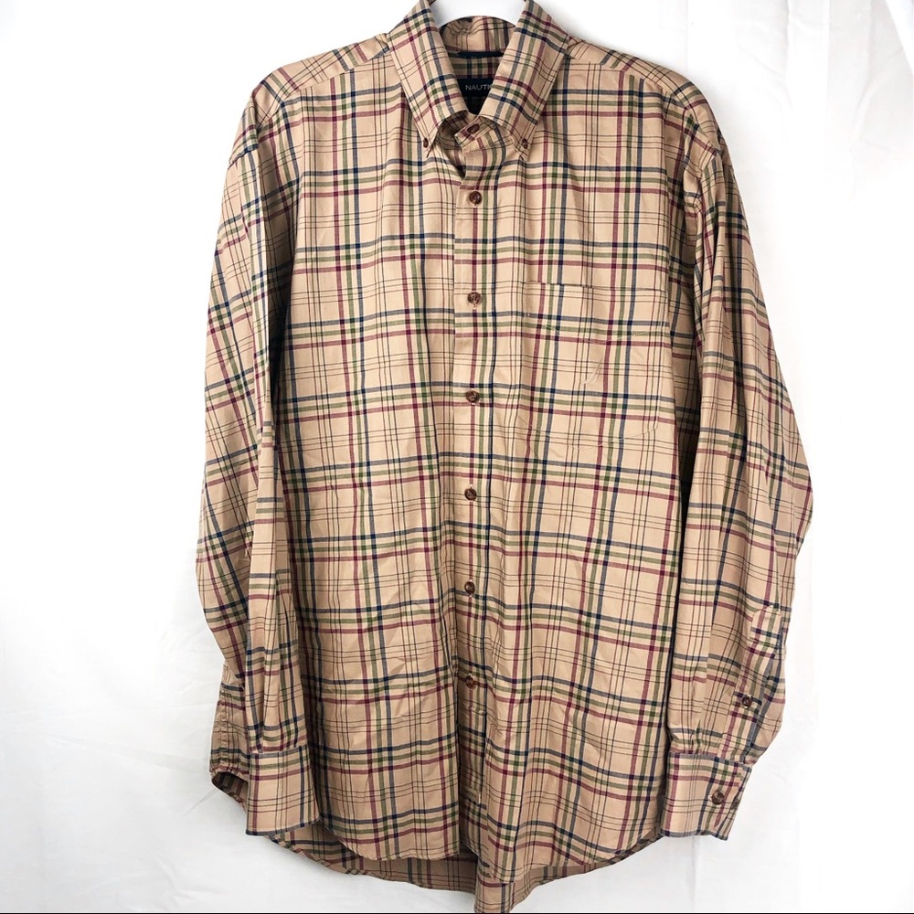 Nautica Men’s Button Front Long Sleeve